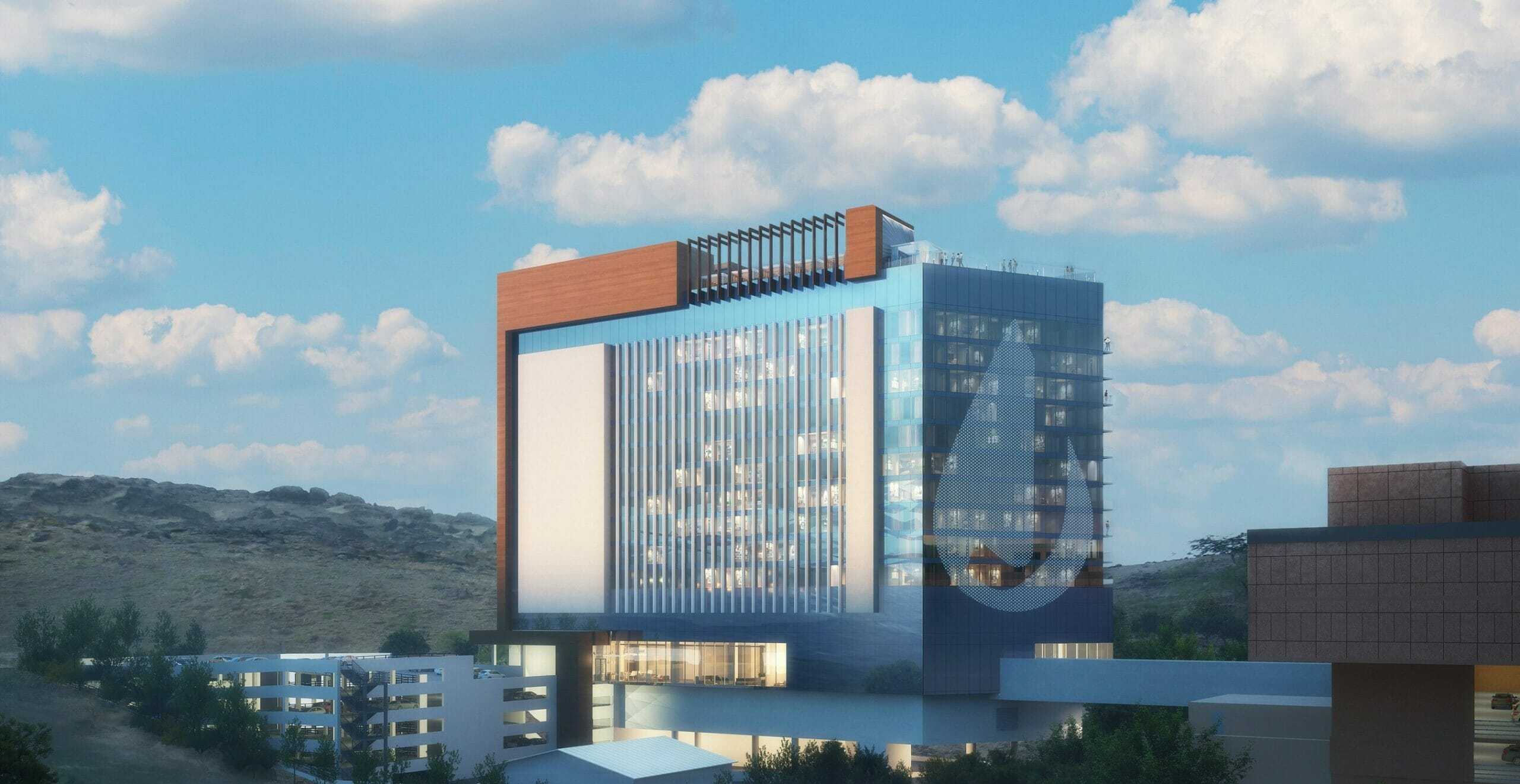 Rendering of new hotel expansion at Jamul Casino Resort, courtesy JCJ Architecture